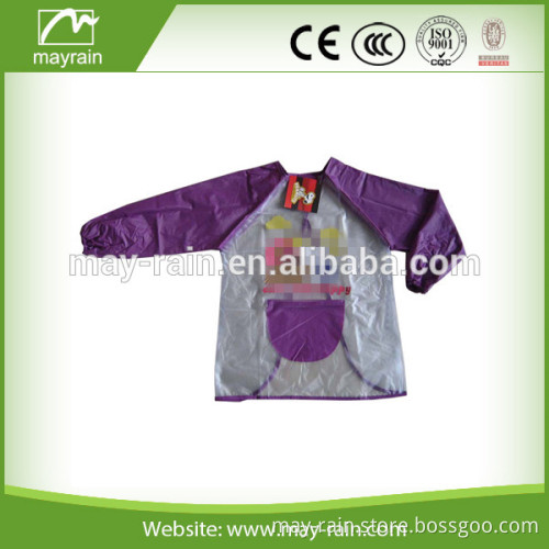 2016 promotion cheap purple baby drawing apron